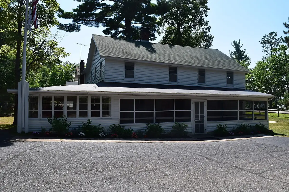Clubhouse of the Three Lakes Rod and Gun Club in Wisconsin