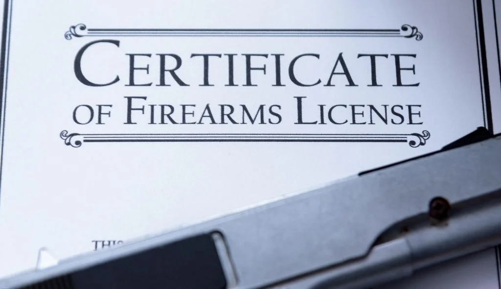 Gun license for shooting range