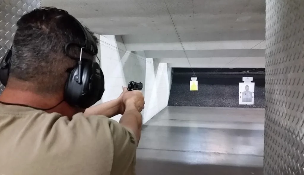 Shooting at Riverside indoor shooting range