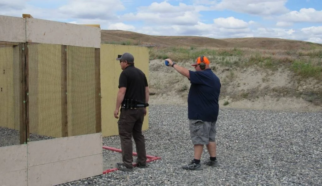 downrange at the shooting range